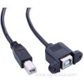 Panel Mount USB Cable Printer Short Extension Cable